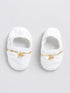 Girl's' White Chanderi Ethnic Combo Set